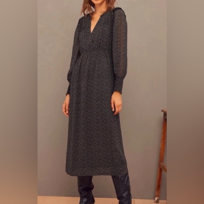 Nwt Ba&Sh Lucy Robe Dress Size 0/Us 2